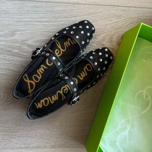 Sam Edelman Black Studded flat